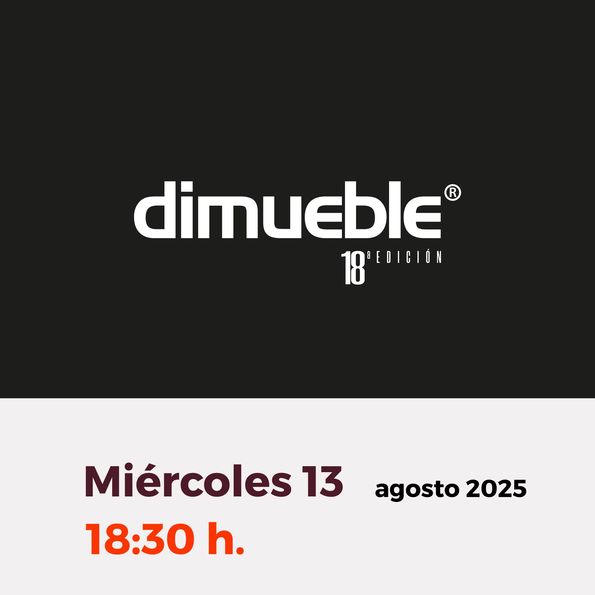 Ceremonia de Premiación Dimueble.