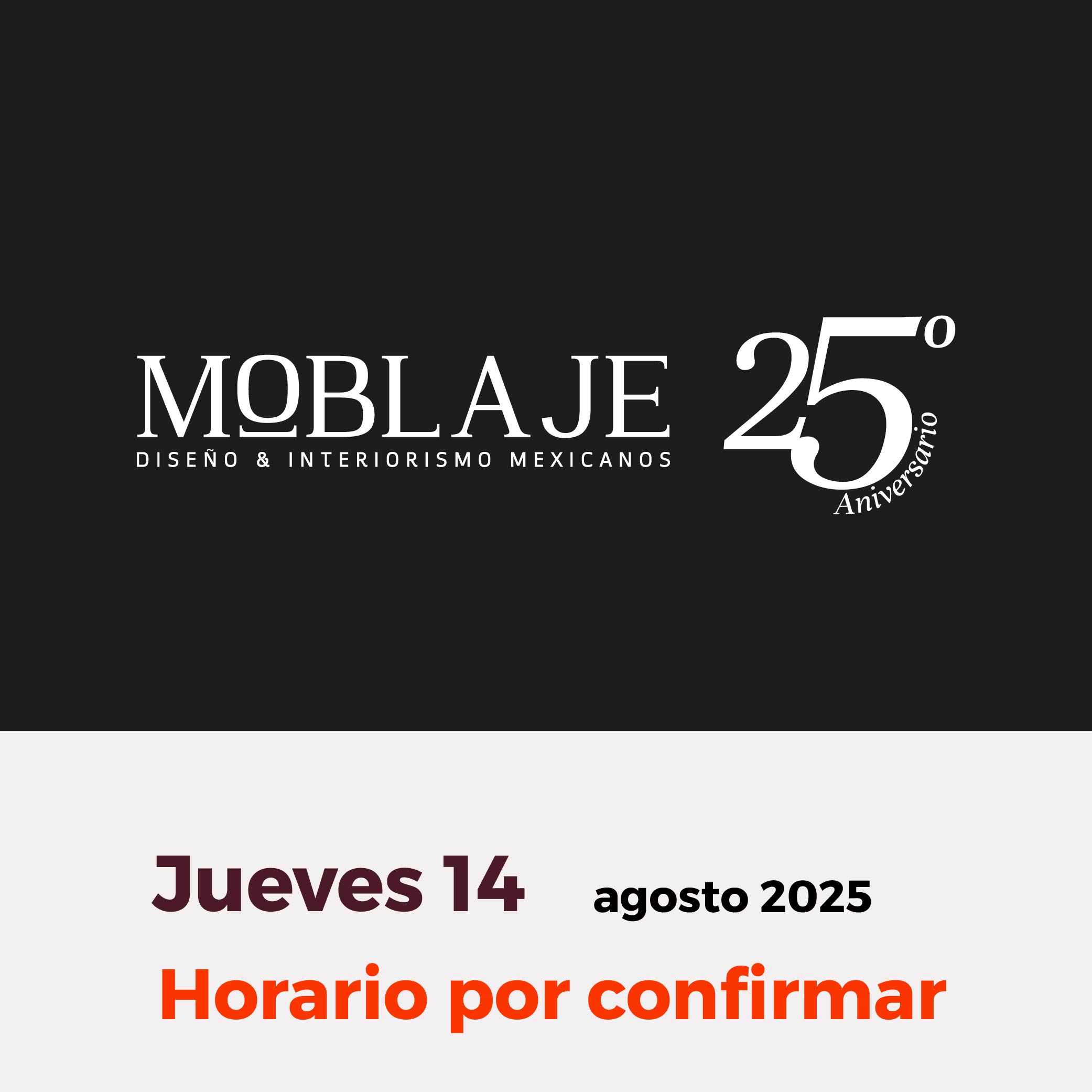 25 Aniversario Moblaje.