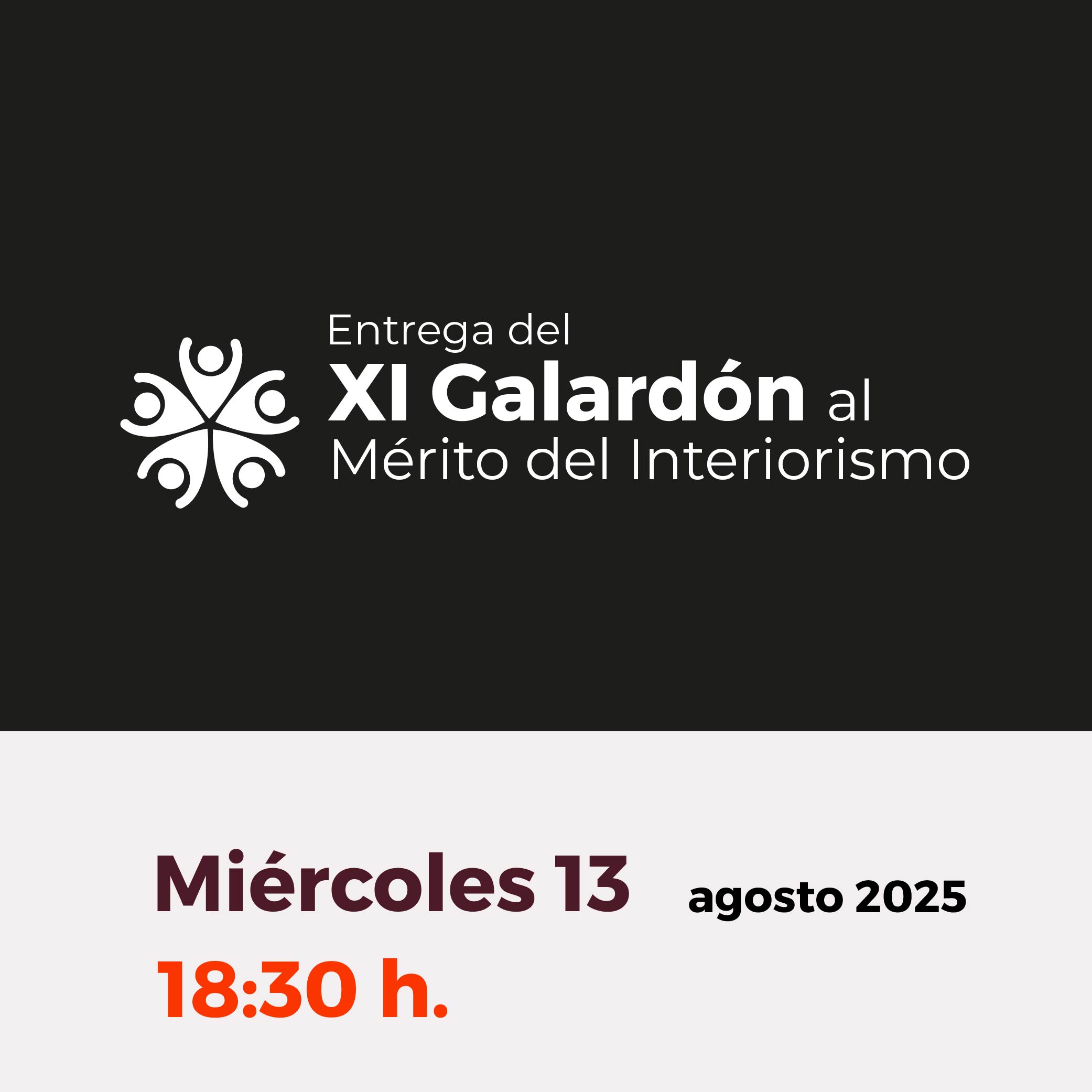 Entrega del Galardón al Mérito del Interiorismo.